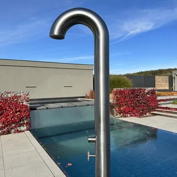 Zahradní sprcha KORY solární nerezová sprcha Pipeline 24 litrů