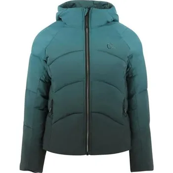 Dámská zimní bunda Equitheme Laura, duhově tyrkysová - vel. S