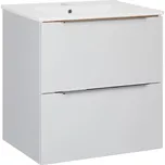 BPS-koupelny Koupelnová skříňka s keramickým umyvadlem Amanda W 60, bílá