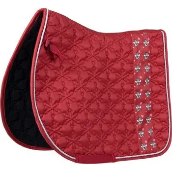 Podsedlová vánoční dečka QHP 2024, červená - Full, VS