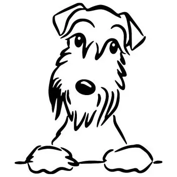 Knírač č. 2 - nálepka černá 1 ks NAL/MP/