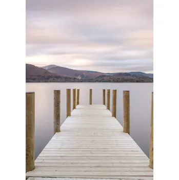 Obraz Plakát Jezerní krajina bez rámu 50 x 70 cm