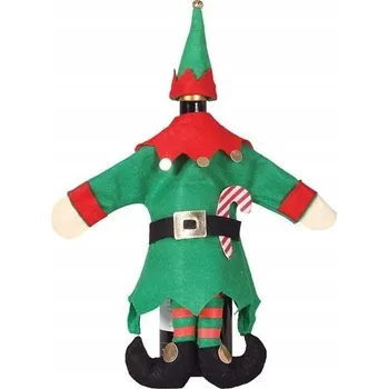 Láhev OBAL NA LÁHEV ELF SKŘÍTEK ZELENÝ