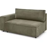 Světle zelený manšestrový modul pohovky, levý roh Nihad modular – Bobochic Paris ID_1594266