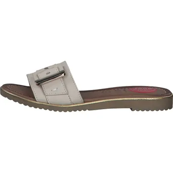 Dámské pantofle JANA SHOES NĚMECKO Letní dámské nazouváky JANA 110 béžové kožené Velikost: 41