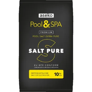 Bazénová chemie Aseko certifikovaná bazénová sůl SALT PURE PREMIUM 10 kg