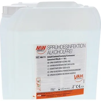 Dezinfekce M+W Dental Postřiková dezinfekce bez alkoholu - Kanystr, 10l