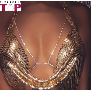 Řetízek B-TOP Sexy štrasový řetízek na hruď