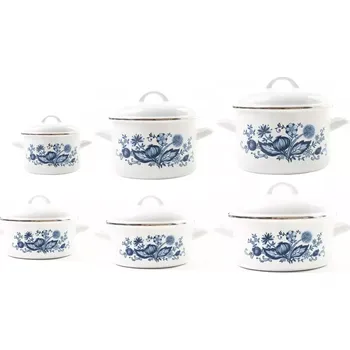 Hrnec Metalac Sada smaltovaného nádobí Cibulák, 6-ti dílná