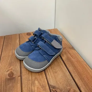 Dívčí polobotky Kotníkové boty s membránou (model 2) - MIKE (s okopem), Beda Barefoot Velikost: 24