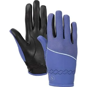 Dětské jezdecké rukavice Horze Sade, fialkové - vel. 6