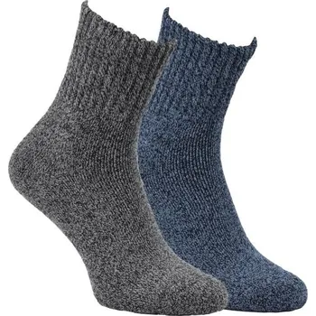 Dámské ponožky RS ponožky teplé froté 12778/33350 Barva: Modrá, Velikost: 39-42