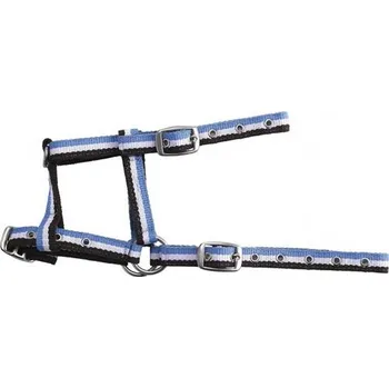 Nylonová hříběcí ohlávka Norton - modro-hnědá, vel. 4