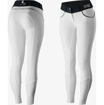 Jezdecké kalhoty Dámské rajtky Horze Nordic Performance, bílé - vel. 42