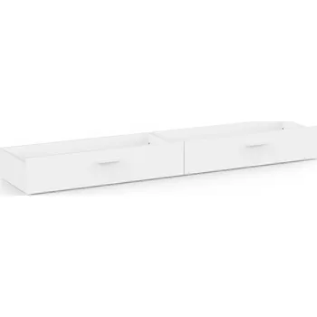 Dětská postel Zásuvka pod postel SOLMEN - sada 2 ks, bílá + vyzvednutí ZDARMA