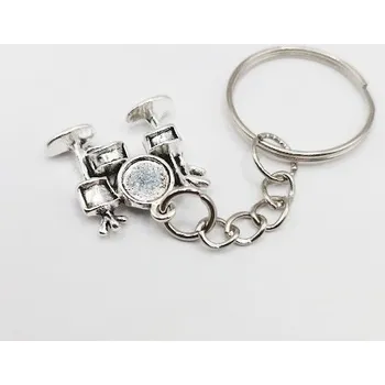 Přívěšek na klíče - hudební nástroj velká bicí souprava