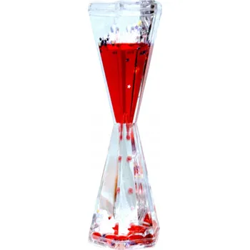 Hodiny Hračka přesýpací hodiny s želatinou a vodou, dekorace, sklo