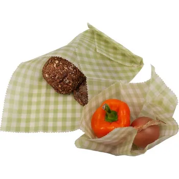 BasicNature Ubrousky Beewax Wrap - 2 ks - zelené