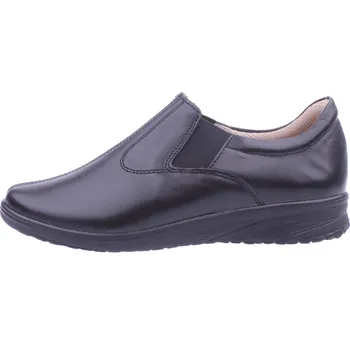 Dámské polobotky OBUV JANA ČR Boty JANA 682 černé dámské kožené polobotky Velikost: 39