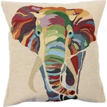 Dekorativní polštářek Slon dekorační polštář 45 x 45 cm s výplní| RTex