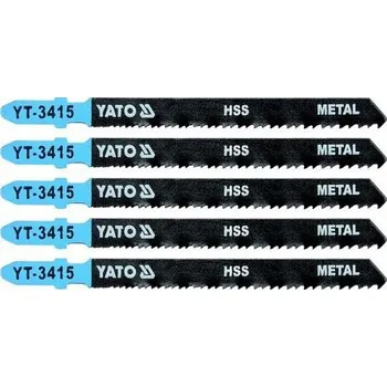 Pilový plátek Yato List pilový do přímočaré pily 100 mm na kov TPI24-10 5 ks