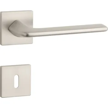 Dveřní kování MP KOVÁNÍ AS - LILA - HR 7S Provedení: BEZ SP. ROZET, Povrch: NP - nikl perla