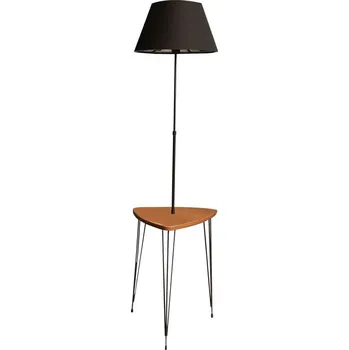 Stojací lampa Stojací lampa v černo-přírodní barvě s textilním stínidlem (výška 147 cm) – Opviq lights ID_1709226