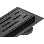 MEXEN/S - Plochá M01 odtokový žlab 80 cm černá 1720080-15