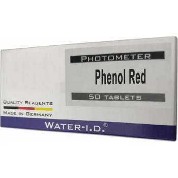 Bazénová chemie Water I.D. tablety pro PoolLab pH Phenomel Red 50 tablet