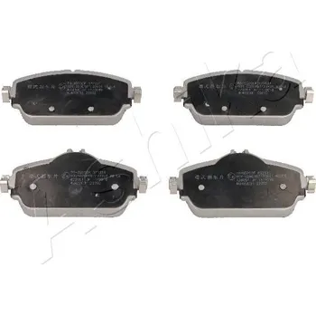 Brzdová destička Sada brzdových destiček, kotoučová brzda ASHIKA 50-00-0529