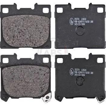 Brzdová destička Sada brzdových destiček, kotoučová brzda A.B.S. 35374