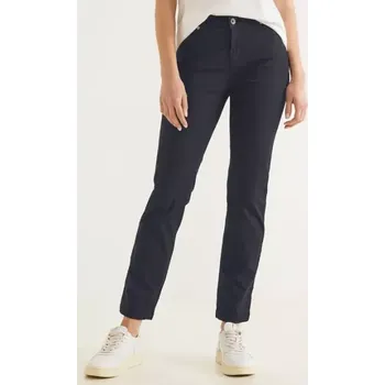 Dámské kalhoty Street One modré kalhoty XS (Dámské casual fit kalhoty Street One)