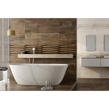 Dlažba ROCERSA METALART AC801 20 cm x 60 cm x 0,9 cm krémová 1,08 m2