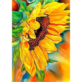 Diamantové malování Titanum Diamantové malování, obrázek, KVĚT SLUNEČNICE, 30x40cm, 1 bal.