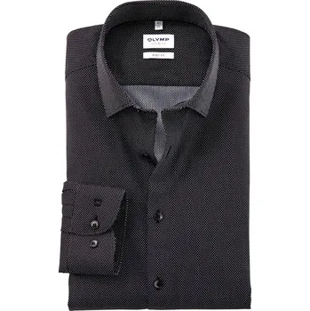 Pánská košile Olymp Level Five Body Fit společenská košile 210574 68 Černá 40