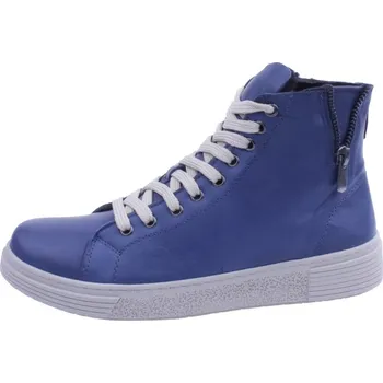 Dámské polobotky Boty Rovigo 820 modré dámské kožené kotníkové Velikost: 40