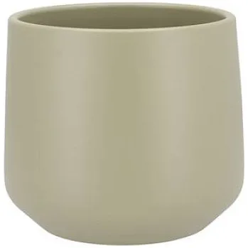 Obal na květináč Keramický zelený obal na květináče