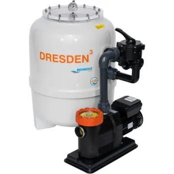 Bazénová filtrace Behncke filtrační set Dresden se 6cestným ventilem D750 - Deluxe 25 230V