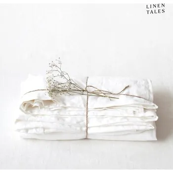 Prostěradlo Bílé prostěradlo s příměsí lnu 230x270 cm – Linen Tales ID_1687354