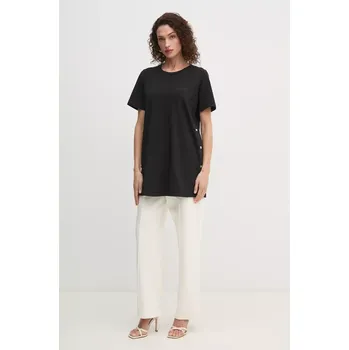 Pánské tričko Tričko Liu Jo černá barva, TA5255 JS088 TA5255.JS088 99X, vel. XS