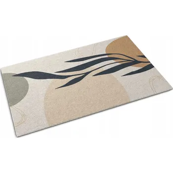 Rohožka Rohožka s gumovou podložkou 60x40 cm - Rostlina List