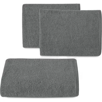 Ručník Klasický šedý bavlněný ručník TIANA1 Rozměr: 50 x 90 cm