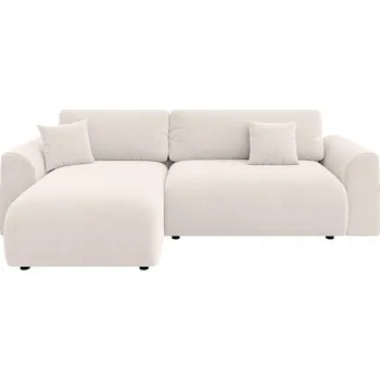 Pohovka Bílá rozkládací rohová pohovka (variabilní) Lorine – Ropez ID_1696264