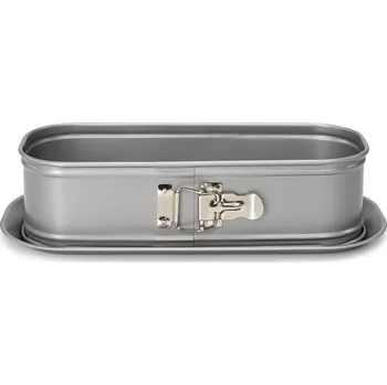 Forma na pečení Ctvercová nepřilnavá forma na dort s vyjímatelným dnem PATISSE SILVER-TOP 30 x 16 cm