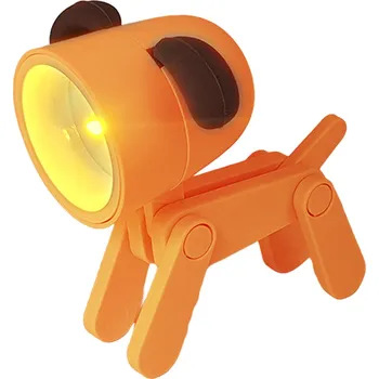 Lampička MEGALU ML005DG Stolní lampička Pejsek Barva: Hnědá