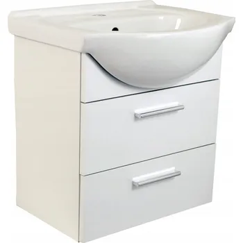 Koupelnový nábytek Koupelnová skříňka s keramickým umyvadlem Aspire W 50