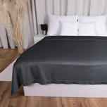 Sametový přehoz na postel Velvet Premium SVP-004 Antracitově šedý 140x200 cm