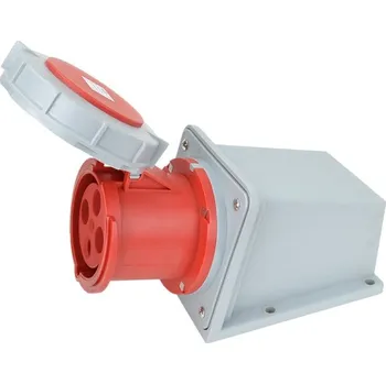 Elektrická zásuvka Tracon TICS-144 Nástěnná průmyslová zásuvka 125A, 400V, 3P+E, 6h, IP67 (Tracon TICS-144)