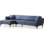 Modrá rohová pohovka Belissimo, levý roh – Balcab Home ID_1448978