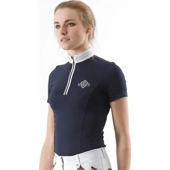 Závodní jezdecké triko Premier Equine Maria, modré - vel. S